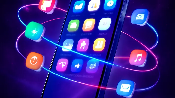 7444BET COM Sleek smartphone floating in space